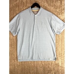 Laguna Polo‎ Shirt Mens XL Light Blue Short Sleeve Outdoor Casual